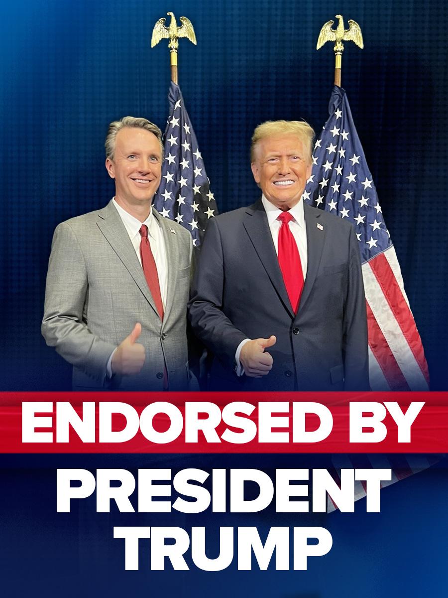 Ben Cline with President Trump